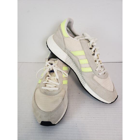 Y2K Adidas Marathon Tech Men\'s Shoes Size 11 Clear Brown Yellow Gray G27418 main image 9